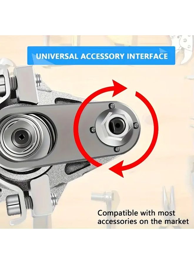 Heavy Duty Metal Adapter Kit Item 014 For Drill Press Grinder Lathe Compatibility - Image 2