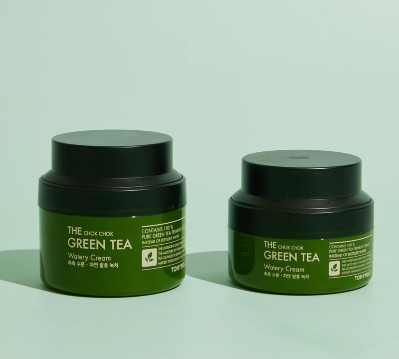 TONYMOLY The Chok Chok Green Tea Watery Moisturizer Cream â€“ Intense Hydration with Fermented Green Tea Extract & Antioxidants, 3.4 oz - Image 2
