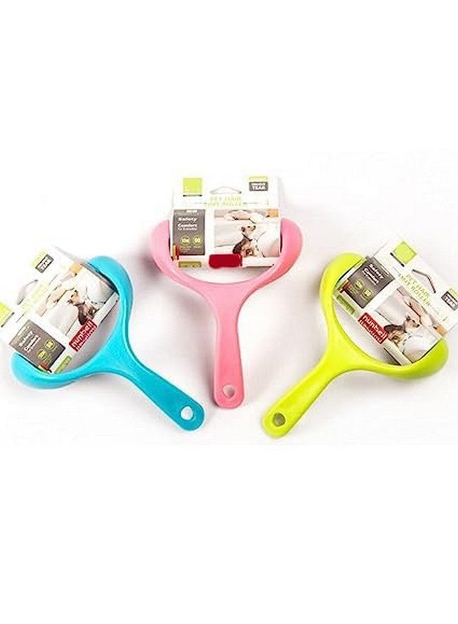 بكرة إزالة شعر الحيوانات الأليفة وفراء الوبر - بكرة إزالة الوبر على شكل حرف Y ذاتية التنظيف وقابلة لإعادة الاستخدام مع ورقة لاصقة فائقة لإزالة الفراء، مجموعة فرشاة تنظيف الملابس والأثاث والمنزل - Image 3