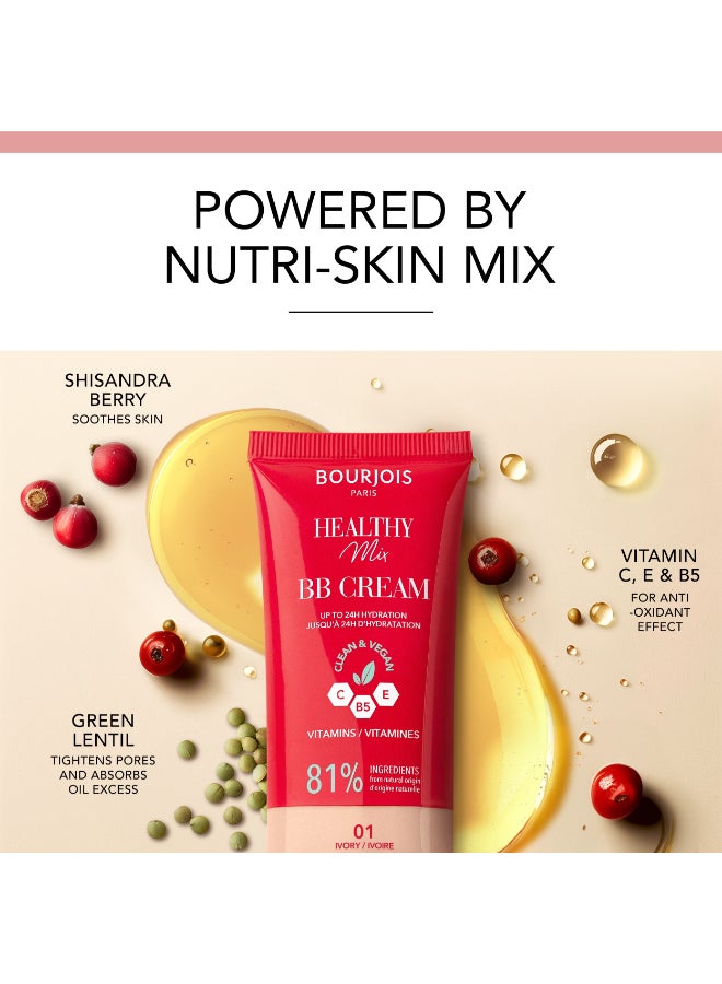 BOURJOIS PARIS Healthy Mix BB Cream - 03 - Beige, 30ml  - Image 3