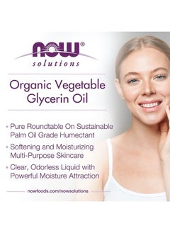 now Solutions, Organic Vegetable Glycerin Oil, 100% Pure, Softening and Moisturizing Multi-Purpose Skin Care, 8-Ounce  - Image 3