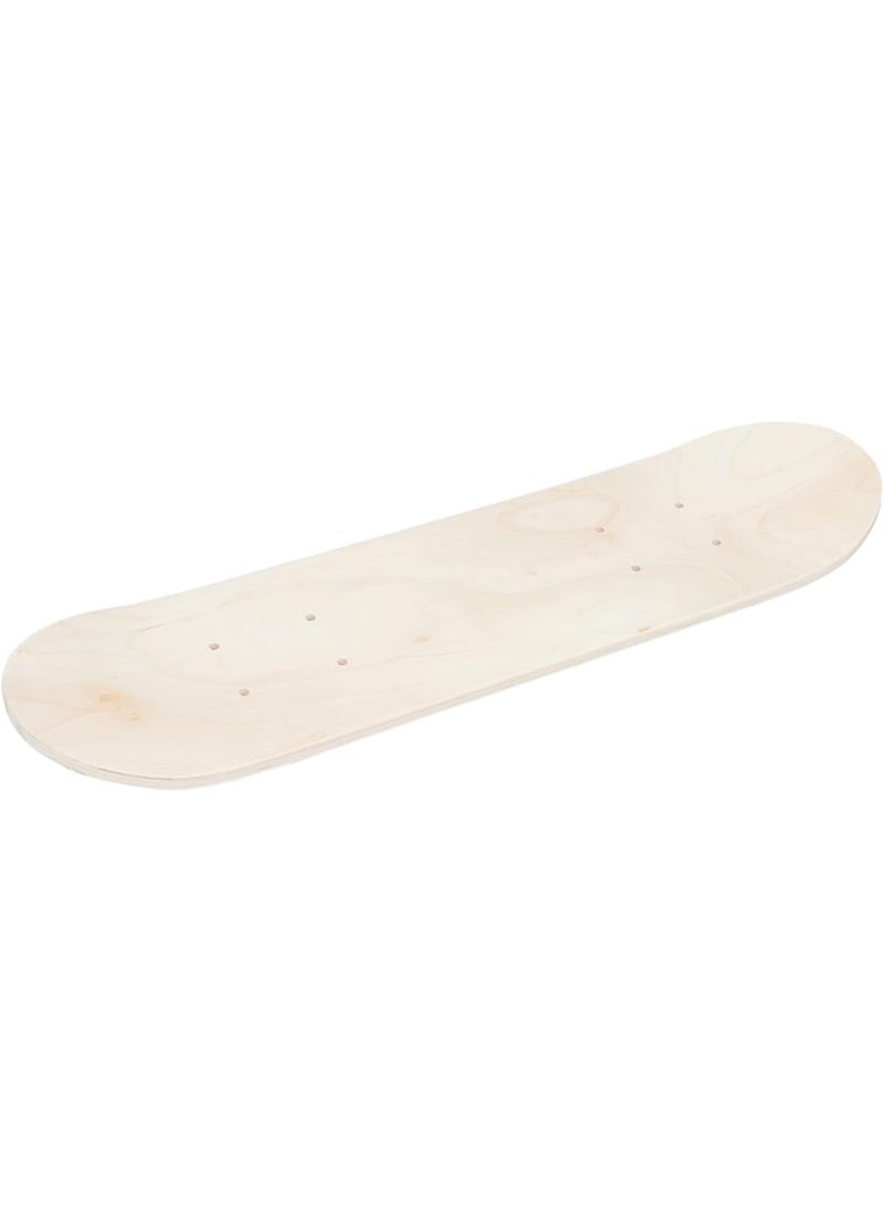 Vaguelly Diy Blank Skateboard Deck for Boy Girl Unfinished Maple Board For and Painting Replacement Deck with Prepunched for Easy Wheel Installation  - Image 1