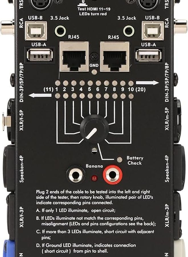 CT 20 جهاز اختبار متعدد الوظائف لإشارات الصوت XLR حجم CT 20 - Image 2