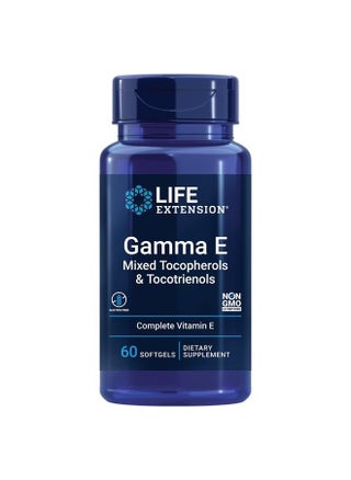 Gamma E Mixed Tocopherols & Tocotrienols - Complete Spectrum of Vitamin E for Antioxidant Protection - Gluten-Free, Non-GMO - 60 Softgels - pzsku/Z7203692FE407424B1097Z/45/_/1689270091/e76365c9-5a00-4301-8eb4-6d82f4d412aa