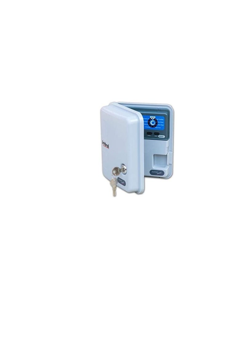 Generic 4 Station Outdoor Irrigation Controller 4 Station Control with 3 Mode Self Guided Programming 365 Day Water Scheduling with Weather Resistant Cabinet  - Image 2