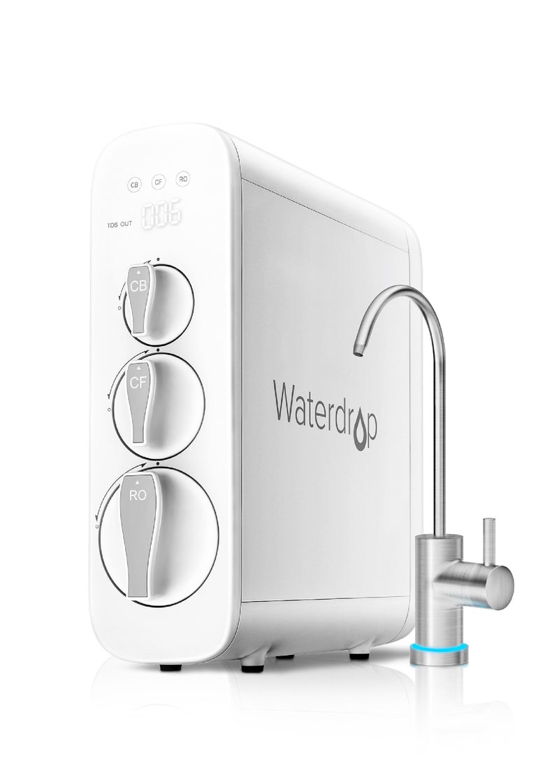 Waterdrop - Waterdrop G3 Reverse Osmosis Water Filter System, NSF Certified, TDS Reduction, WD-G3-W - Image 1