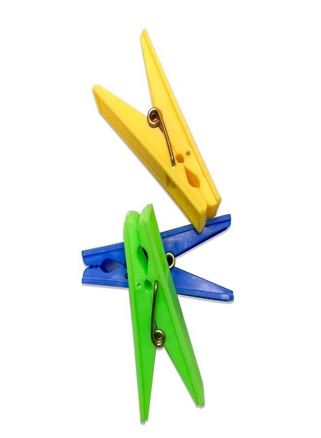 AASHU Super Strong Grip loth Clips for Drying Clothes Plastic - Multipurpose Clothes Pins for Indoor and Outdoor Use - Strong and Durable Clips for Clothes Drying, Hanging Multicolor - Pack of 36 Pcs - Image 2