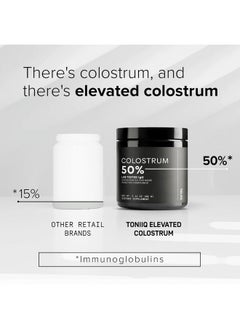 Toniiq Ultra High Strength Bovine Colostrum Powder - 50% IgG - 2,000mg per Serving - Third Party Tested for Potency - Supports Immune, Gut, and Skin Health - 30 Servings -Premium Bovine Colostrum Supplement  - Image 4