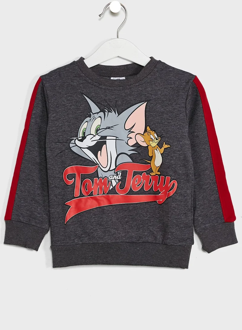 Warner Bros Youth Tom & Jerry Sweatshirt