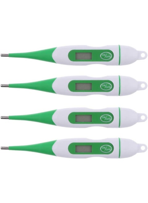 Veterinary Digital Thermometer for Pig, Cow, Cattle, Goat, etc, Insert The Thermometer Into The Livestocks' Rectum 5-8 cm - 4 Pieces, 13.5cm