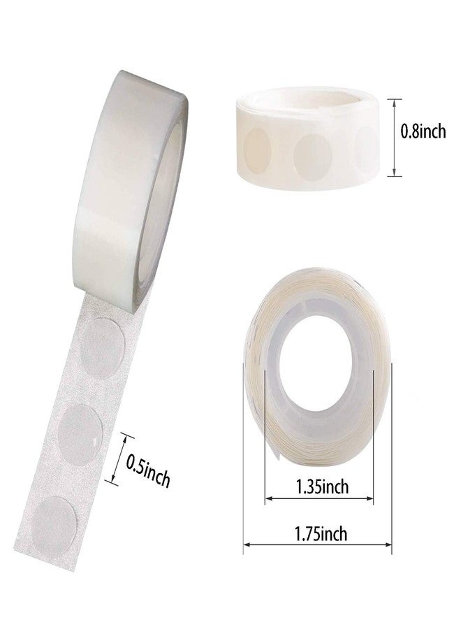 COLOGO 5000 PCS Glue Point Clear Balloon Glue Removable Adhesive Dots, 50 Rolls Double Sided Dots of Glue Tape for Scrapbook, Party, Wedding, Balloons Decoration - Image 2