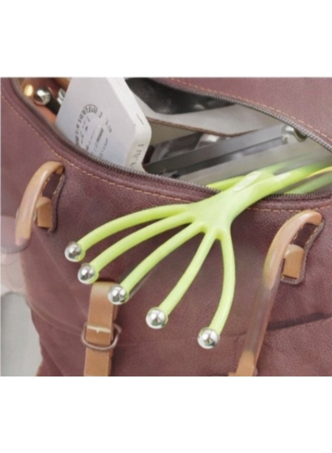 جهاز تدليك فروة الرأس HandPro Scalp Massager – مدلك رأس يدوي فاخر مع كرات معدنية مريحة - Image 5