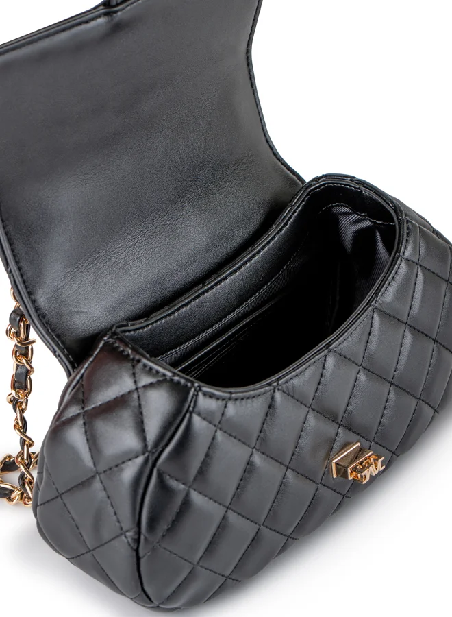 Vincci Women Quilted Shoulder Bag With Chain Strap
