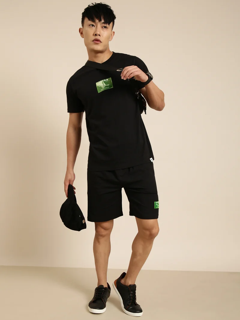 Joven  Black Co-Ord Set for Men for Men | Best Price UAE