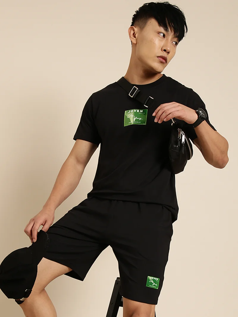 جوفن طقم رجالي أسود