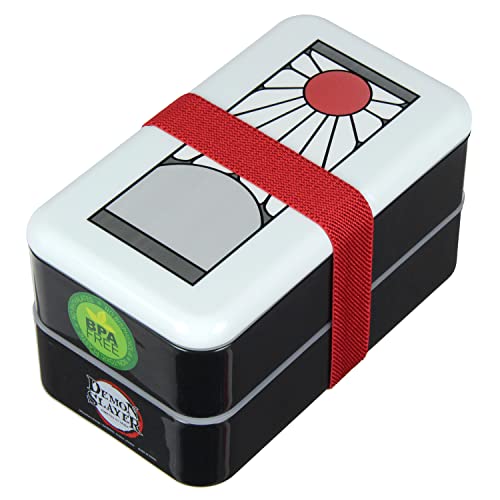 JUST FUNKY Demon Slayer Manga Anime Single Portion Compartment Bento Lunch Box - Image 2