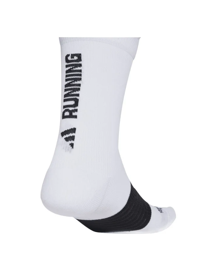 اديداس اوريجينالز adidas RUNxGRAFIC Sock White Running SOCKS for Unisex - XS