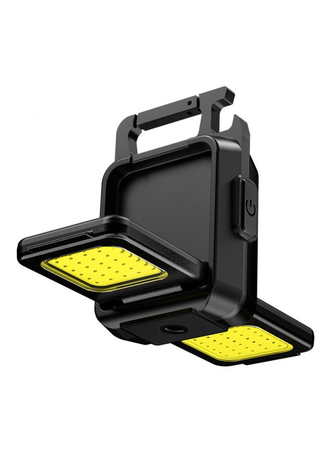 Mini Portable Led Aluminum Alloy Keychain Flashlight High Intensity Rechargeable Cob Hand Torch New Style Decorative Lighting