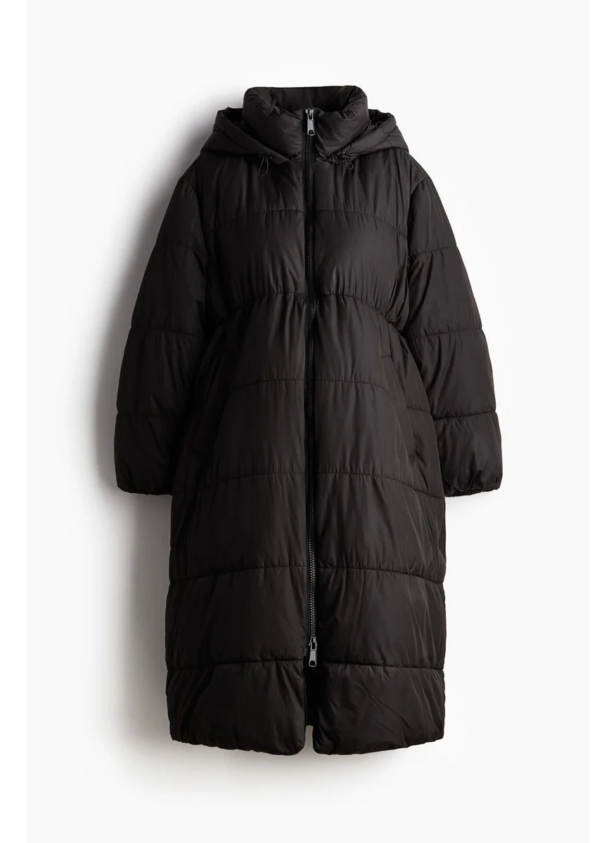 H&M Mama Hooded Puffer Coat
