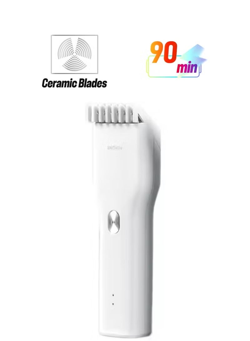 إنشن ماكينة قص الشعر اللاسلكية، ماكينة تشذيب شعر الكل في واحد للرجال، طول قص الشعر من 0.7 مم إلى 21 مم، سرعتان، شحن سريع عبر USB، مع زيت، مجموعة تشذيب اللحية الكهربائية الاحترافية للرجال وحلاقي الأطفال - Image 1