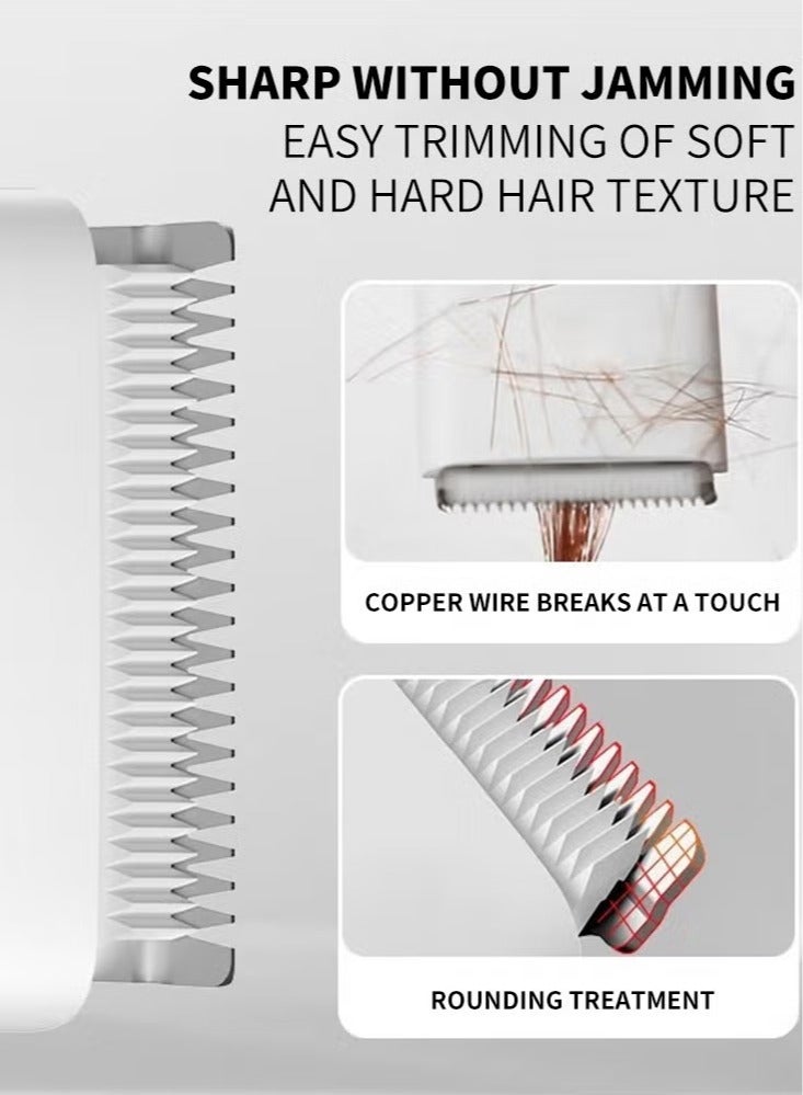 إنشن ماكينة قص الشعر اللاسلكية، ماكينة تشذيب شعر الكل في واحد للرجال، طول قص الشعر من 0.7 مم إلى 21 مم، سرعتان، شحن سريع عبر USB، مع زيت، مجموعة تشذيب اللحية الكهربائية الاحترافية للرجال وحلاقي الأطفال - Image 4