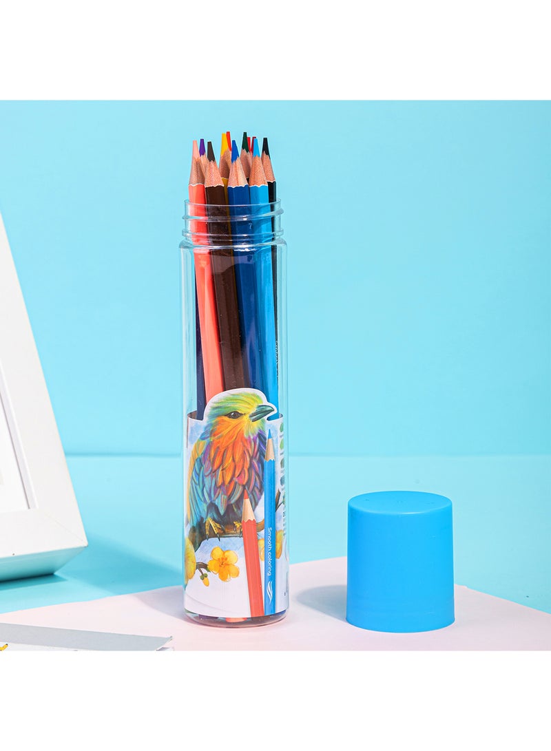 Deli Colored Pencils Set , Art Supplies for Drawing , Sketching , and Painting , Pack of 12 Pcs - Image 3