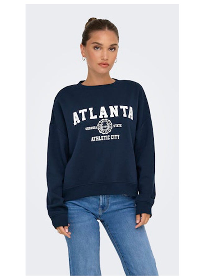 ONLY Onlsweat Life L/S Crew O.Size State Noos - Image 3