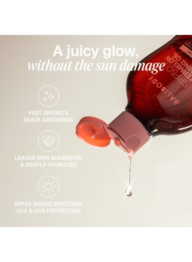 Bali Body Watermelon Tanning Oil SPF50 100ml - Image 2