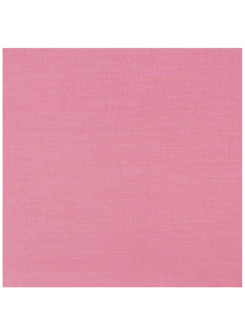 Home-Tex Design Hometex Design Double/King Size Dyed Flat Sheet Pink 3 piece set - 1 Flat sheet 240x260cm + 2 pillow covers (50x75 cm)  - Image 4