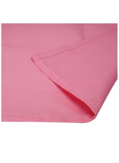 Home-Tex Design Hometex Design Double/King Size Dyed Flat Sheet Pink 3 piece set - 1 Flat sheet 240x260cm + 2 pillow covers (50x75 cm)  - Image 5