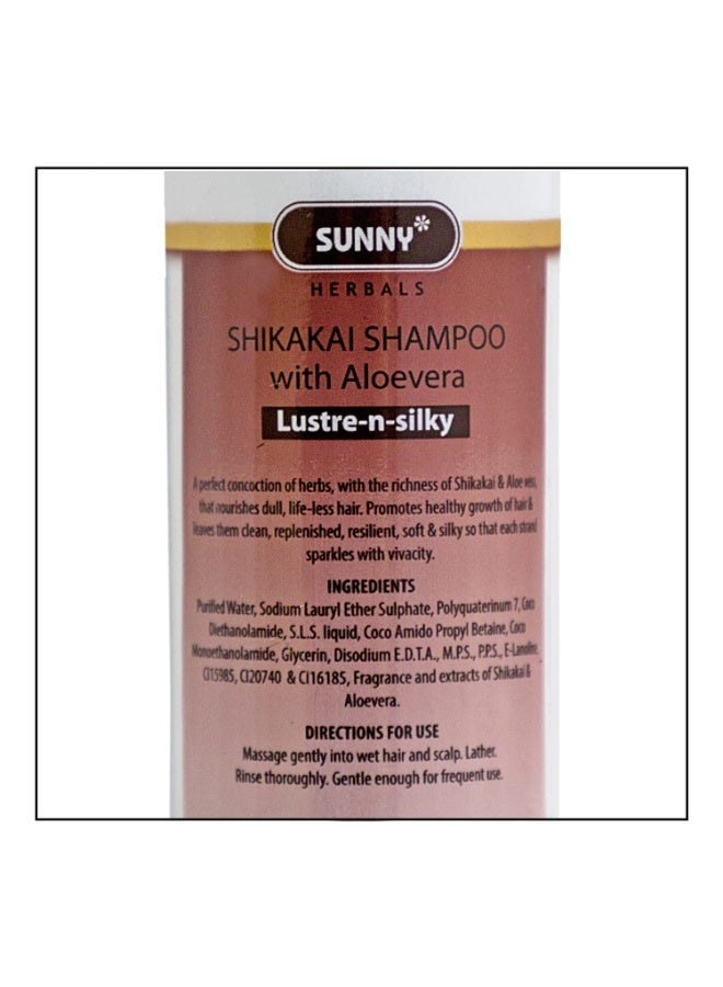 صني شامبو شيكاكاي بالأعشاب مع الصبار | يغذي الشعر الباهت والخالي من الحياة، ويزيل السموم من بصيلات الشعر، ويمنع تقصف الأطراف، ويعزز النمو الصحي، ودرجة الحموضة متوازنة للبشرة الحساسة | للجنسين، 250 مل - Image 2