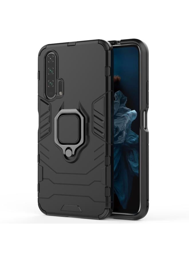 erorex PC + TPU Shockproof Protective Case with Magnetic Ring Holder for Huawei Honor 20 Pro - Image 1