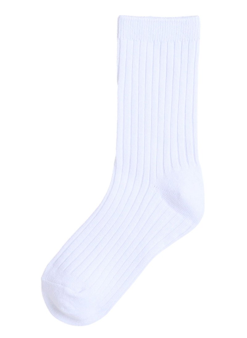 victor and jane Boys 3 Pairs Ribbed Crew Length School Socks - Image 4