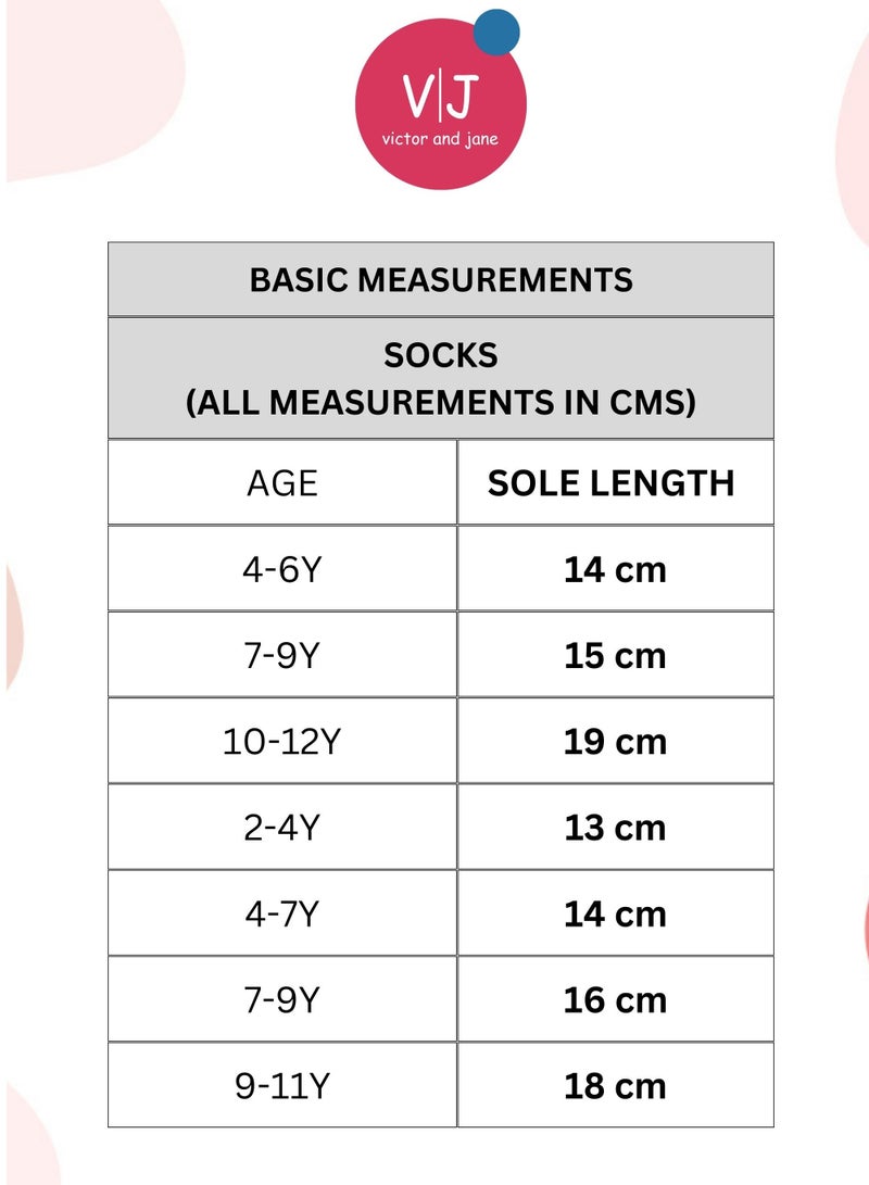 victor and jane Boys 3 Pairs Ribbed Crew Length School Socks - Image 5