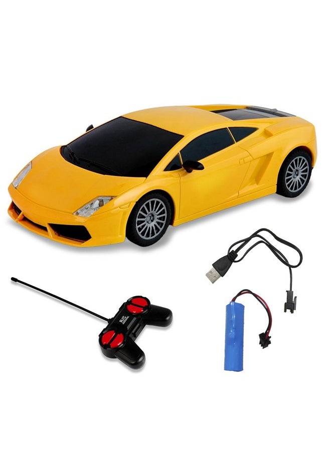vGRASSP VGRASSP 1:24 Rechargeable Car Toy Super Racing Remote Control Glossy Exterior Smooth Flexible Wheels Equipped with Rechargeable Batteries(Included)- Multicolor (Design 1)  - Image 1