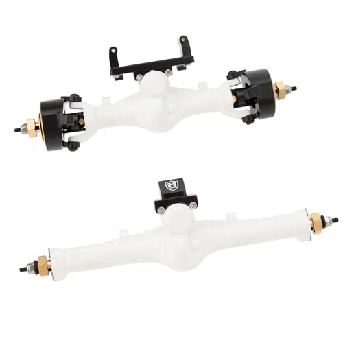 MEUS RACING 5mm Nylon ISO V2 SCX24 Axles with 3Section CVD for Axial 124 SCX24 RC Crawler Nylon White - Image 1