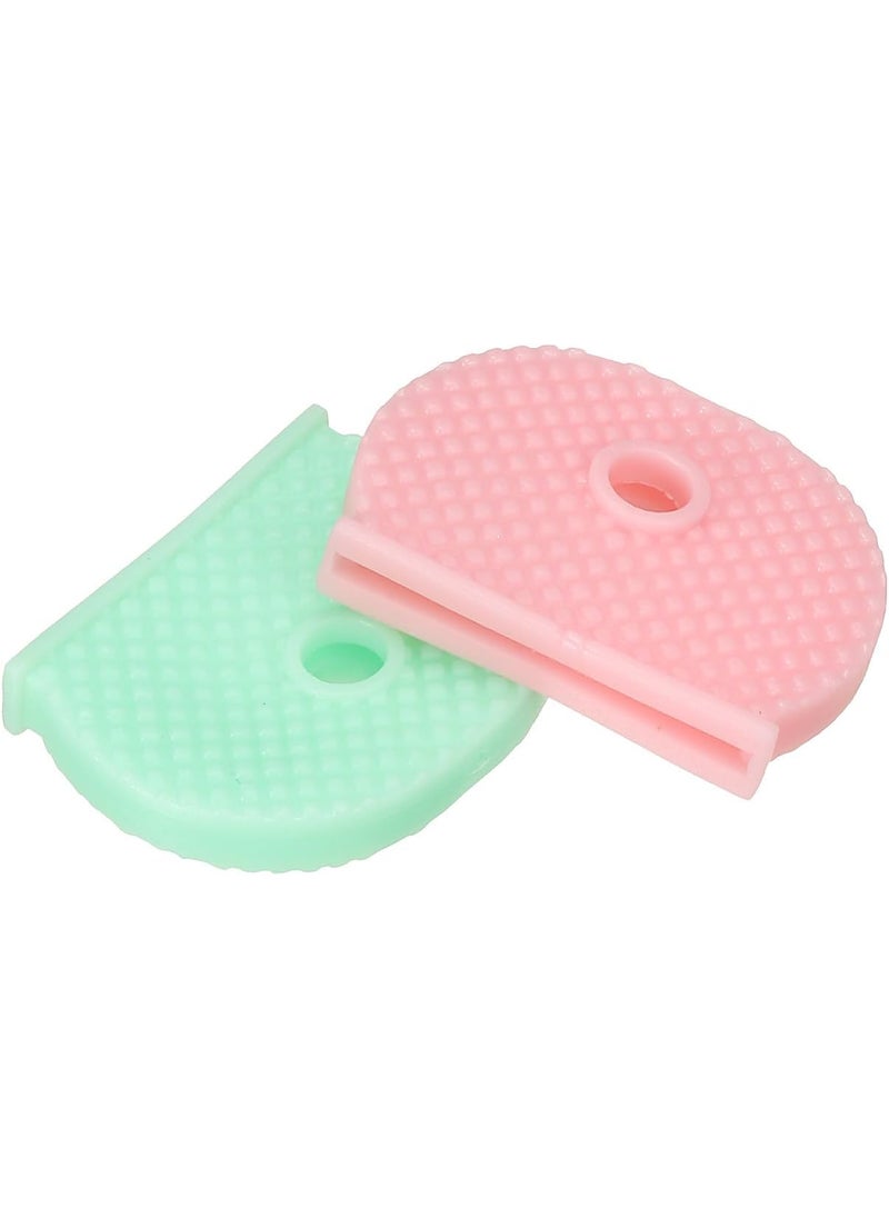 PATIKIL PATIKIL Key Caps Covers 8 Pack Keys Ring Coding Tags Identifiers Silicone Case Shell Protector for Office House Apartment 4 Assorted Colors  - Image 3