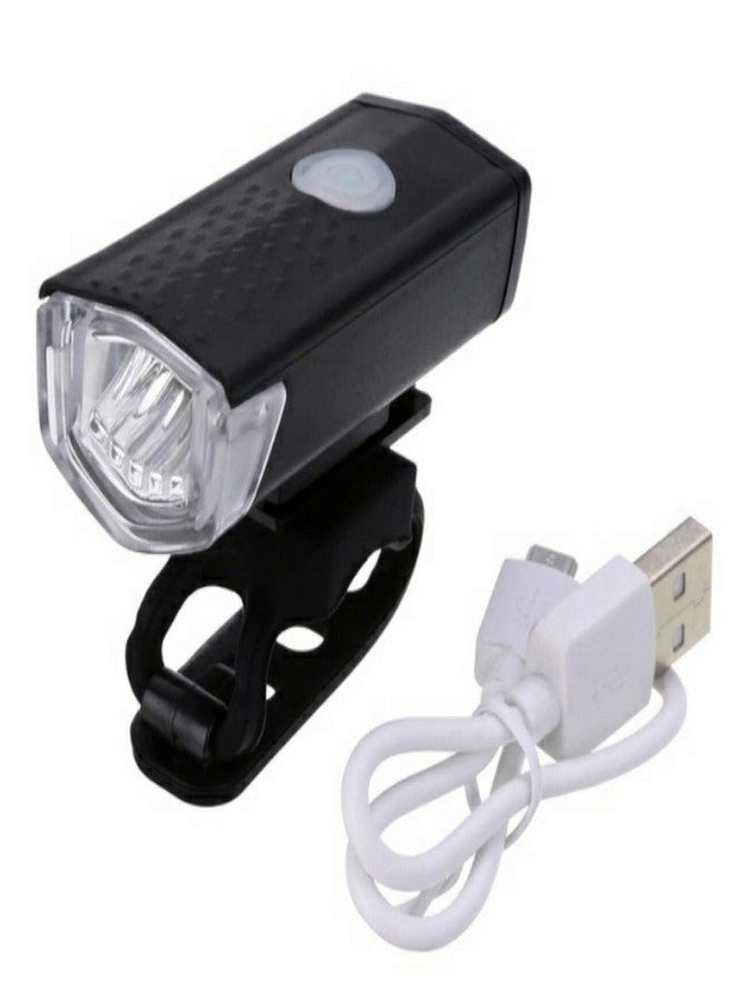 FASTPED ® USB Rechargeable Waterproof Cycle Light - High 300 Lumens Super Bright Headlight for Bicycle - Image 1