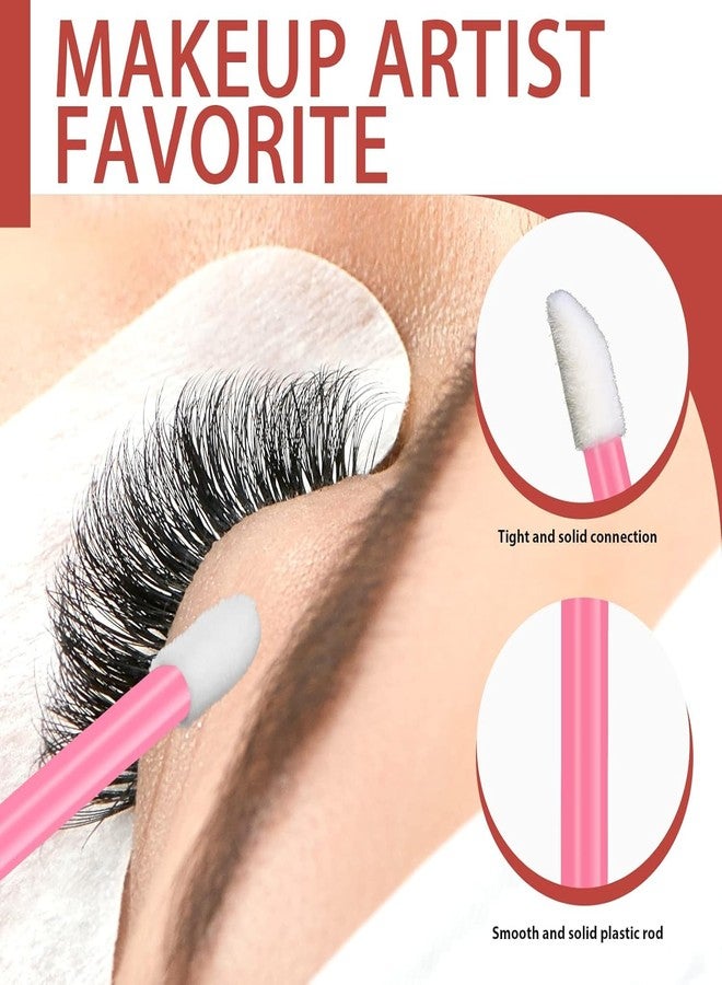 COSLUXE Lip Applicators Disposable Lip Brush, Lips Wands Applicators, Lipstick Applicators Disposable Doe Foot Applicators Lips Brush Wands Multicoloured, 50 - Pcs - Image 5