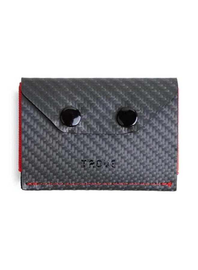 Trove Third edition card wallet in fiber and red from Trove - Image 1