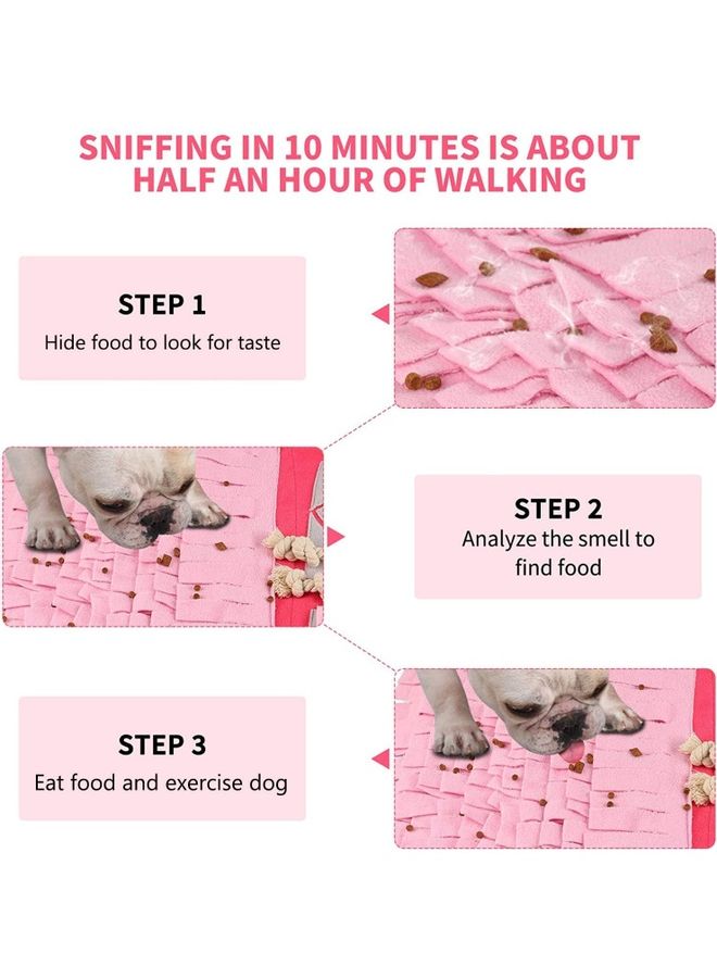 NIBEMINENT Pet Snuffle Training Feeding Mat Dog Slow Multicolour 1cm - Image 5