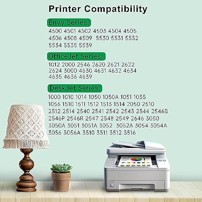 61 INK CARTRIDGE COMBO PACK REPLACEMENT FOR HP INK 61 BLACK AND COLOR COMBO PACK 61XL FOR ENVY 4500 4501 4502 5530 OFFICEJET 4630 4635 DESKJET 1000 1010 1510 2540 2541 SERIES PRINTER 61 INK - Image 2