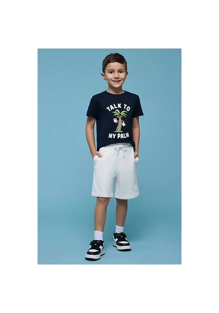 أر أند بي Solid Shorts with Drawstring Waist