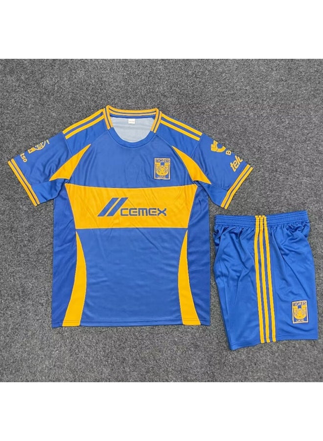 25 Tigers-colorful Blue Football Jersey - Image 1