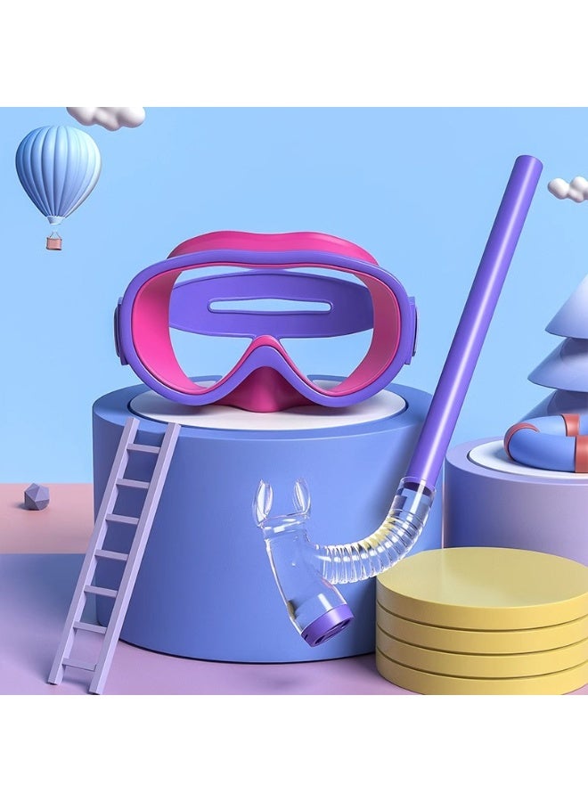 Nariele New Children's Diving Goggles Breathing Tube PE Edge Bone Bag Set