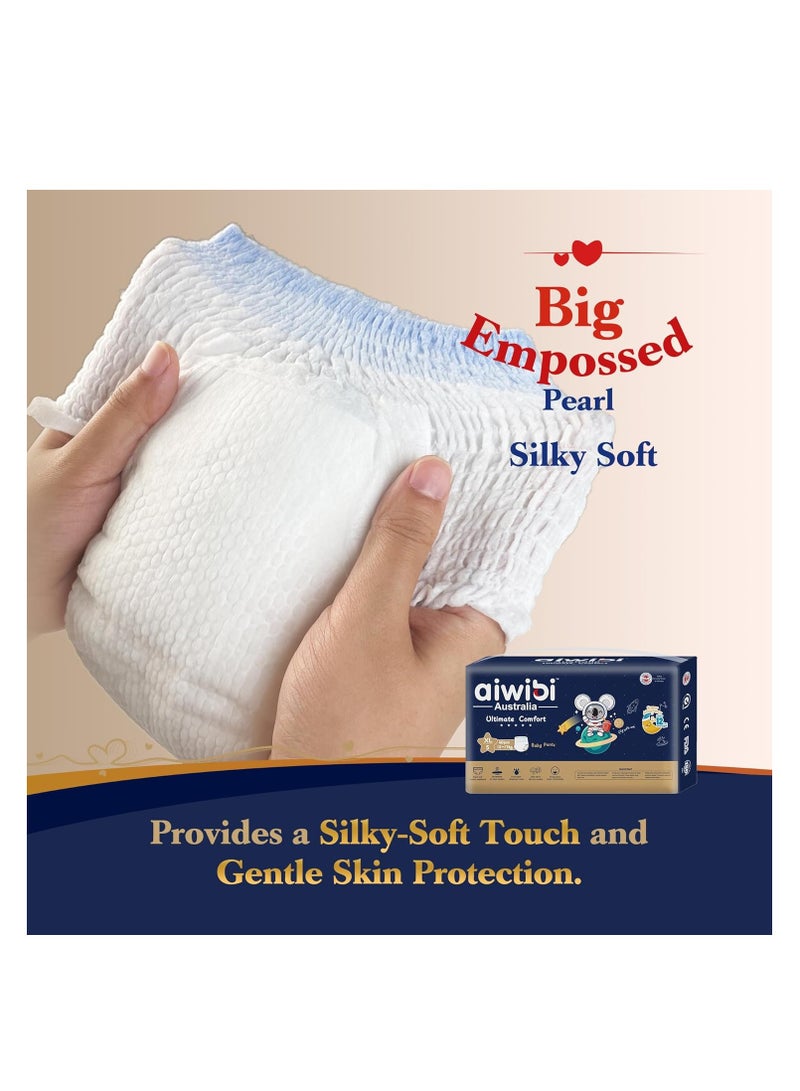 Aiwibi Ultimate Comfort - Night Plus Baby Pants Size 4 - Large (9-14 kg) 44 Pcs - Image 4