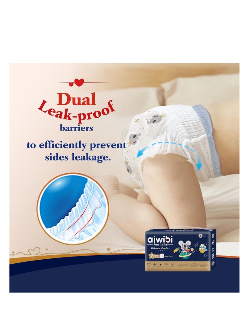Aiwibi Ultimate Comfort - Night Plus Baby Pants Size 4 - Large (9-14 kg) 44 Pcs - Image 5