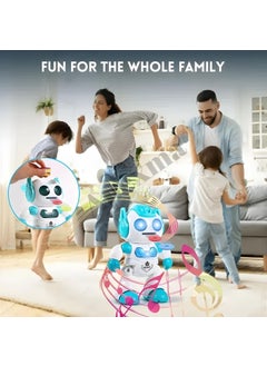 Apexma Remote Control Disc Throwing Robot with Sound - Fun Musical Disc Throwing Robot  - Image 4