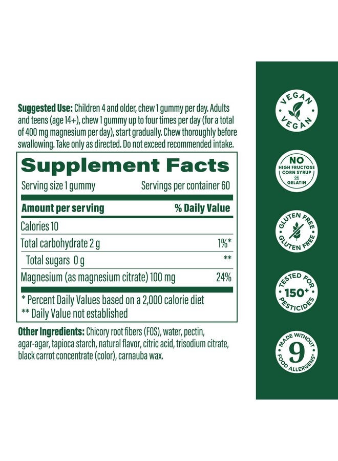 MEGAFOOD Magnesium Citrate Gummies 60 ct, 60 CT - Image 2