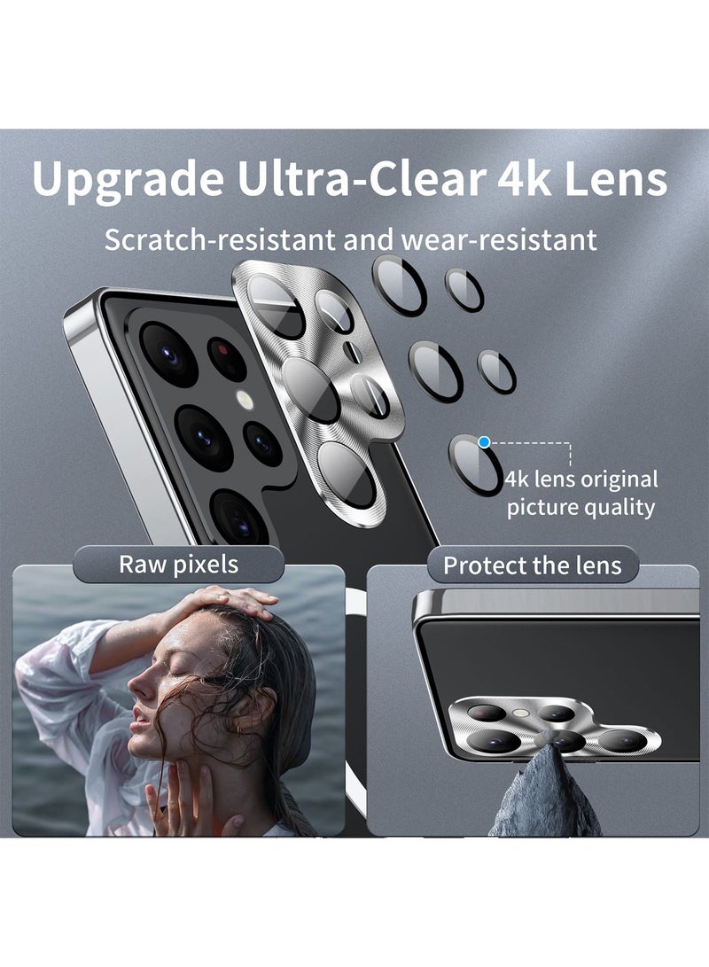 Samsung S23 Ultra 5G Metal Case Compatible with MagSafe Wireless Charger Translucent Shokproof Protective Back with Camera Lens Protection Magnetic Case Cover for Galaxy S23 Ultra 5G Accessories - Image 3